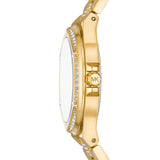 Michael Kors Lennox Women's Silver Dial Gold Tone Watch