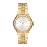 Michael Kors Lennox Women's Silver Dial Gold Tone Watch