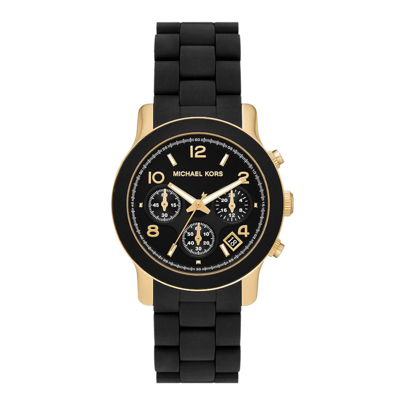 Michael Kors Runway Ladies Black Dial Gold-Tone Watch | Fashion Watches | GCC | Watch | Watches | Women | Womens | Womens Watches Michael Kors Runway Ladies Black Dial Gold-Tone Watch | Fashion Watches | GCC | Watch | Watches | Women | Womens | Womens Watches