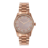 Michael Kors Lexington Ladies MOP Dial Rose Gold Watch with Crystal Accents