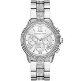 Michael Kors Brynn Ladies Silver-Tone Chronograph Watch