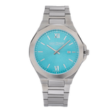 Saint Honore Matignon Gents Tirquaze Dial Stainless Steel  Watch