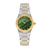 Saint Honore Haussman Women's Green MOP Silver Gold Watch