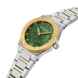 Saint Honore Haussman Women's Green MOP Silver Gold Watch
