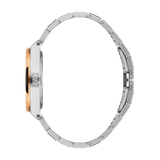 Saint Honore New Haussmann Gents Blue Dial Two Tone Stainless Steel Bracelet Watch