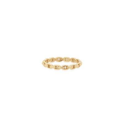 Shashi Petite Linked Gold Ring – Modern Chain Band Elegance