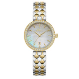 Police Ophidia Ladies Champagne MOP Dial Gold and Silver Stainless Steel Watch