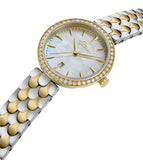 Police Ophidia Ladies Champagne MOP Dial Gold and Silver Stainless Steel Watch