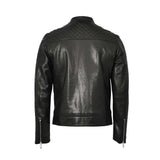 Philipp Plein AW25 Men’s Leather Biker Jacket – Shop Online at Blue Salon Qatar