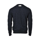 Philipp Plein AW25 Men’s Navy Monogram Pullover Sweater – Shop Online at Blue Salon Qatar