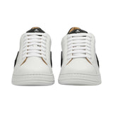 Philipp Plein AW25 Men’s White Leather Logo Sneakers – Shop Online at Blue Salon Qatar