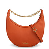 Piumelli Women's CONELIE M Dollaro Leather Polyester Lining Shoulder Bag