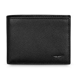 Police Aile PELGW2207001 Black Leather Wallet – Textured Slim Bifold Design Available Online in Qatar & GCC