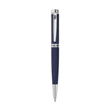 Police Franklin Blue Textured Ballpoint Pen – Silver Trim Executive Pen