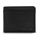 Police Grande Men’s Black Leather Wallet – Sleek Bi-Fold Design