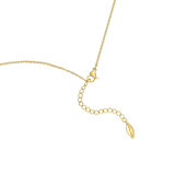 Police Heartstone Women’s Gold Necklace with Crystals – Available at Blue Salon Qatar