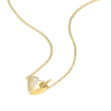 Police Heartstone Women’s Gold Crystal Chain Necklace