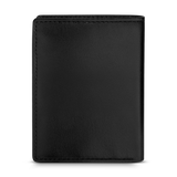 Police Luca Leather Card Case Back View – Premium Matte Finish