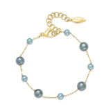 Police Opaline Gold Grey Pearl Chain Bracelet – Elegant Women’s Jewelry