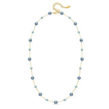Police Opaline Gold Grey Pearl Chain Necklace – Elegant Women’s Jewelry