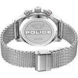 Police Rotorcrom Gents Black Dial Stainless Steel Silver Watch