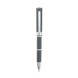 Police Segoe Grey Textured Ballpoint Pen with Silver Trim