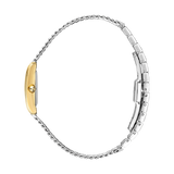 Saint Honore Palais Royal Women's Green MOP Dial Gold case Silver Mesh Bracelet Watch