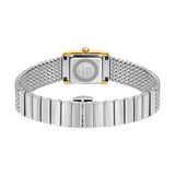 Saint Honore Palais Royal Women's Green MOP Dial Gold case Silver Mesh Bracelet Watch