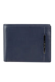 Samsonite ELUXE SLG Men's Horizontal Navy Leather Wallet