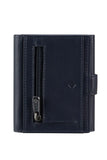 Samsonite ELUXE SLG Men's Navy Leather Wallet with Tap Closure