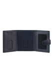 Samsonite ELUXE SLG Men's Navy Leather Wallet with Tap Closure