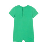 Polo Ralph Lauren Kids Baby Boy's Green Cotton Bodysuit with Polo Bear