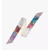 MCM Women's Organic Silk Scarf with Cosmic Graphic Print