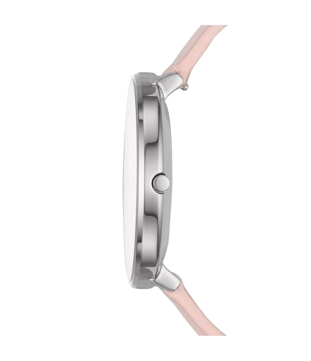 Skagen Karolina Ladies White Dial Silver Case Pink Leather Strap Watch | Fashion Watches | GCC | Watch | Watches | Women | Womens | Womens Watches Skagen Karolina Ladies White Dial Silver Case Pink Leather Strap Watch | Fashion Watches | GCC | Watch | Watches | Women | Womens | Womens Watches