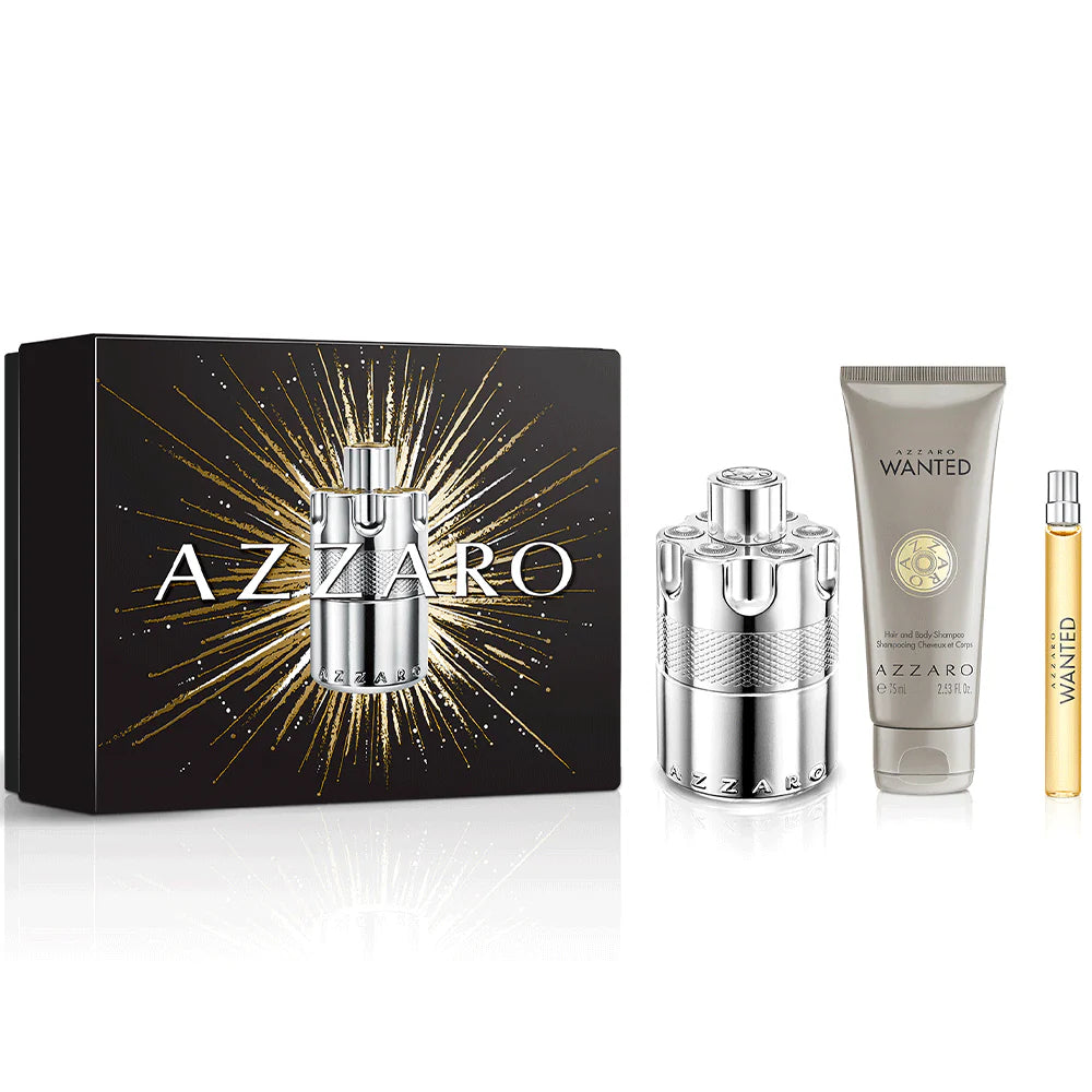 Azzaro Men's Wanted EDP Set | Beauty | Beauty Fragrances | Beauty Fragrances Gift Set | Beauty Men fragrances | Beauty Selfcare Skincare | Gift Set