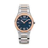 Saint Honore NEW HAUSSMANWomen's Blue Dial Stainless Steel & Rose Plated Bracelet Watch