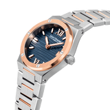 Saint Honore NEW HAUSSMANWomen's Blue Dial Stainless Steel & Rose Plated Bracelet Watch