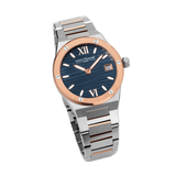 Saint Honore NEW HAUSSMANWomen's Blue Dial Stainless Steel & Rose Plated Bracelet Watch