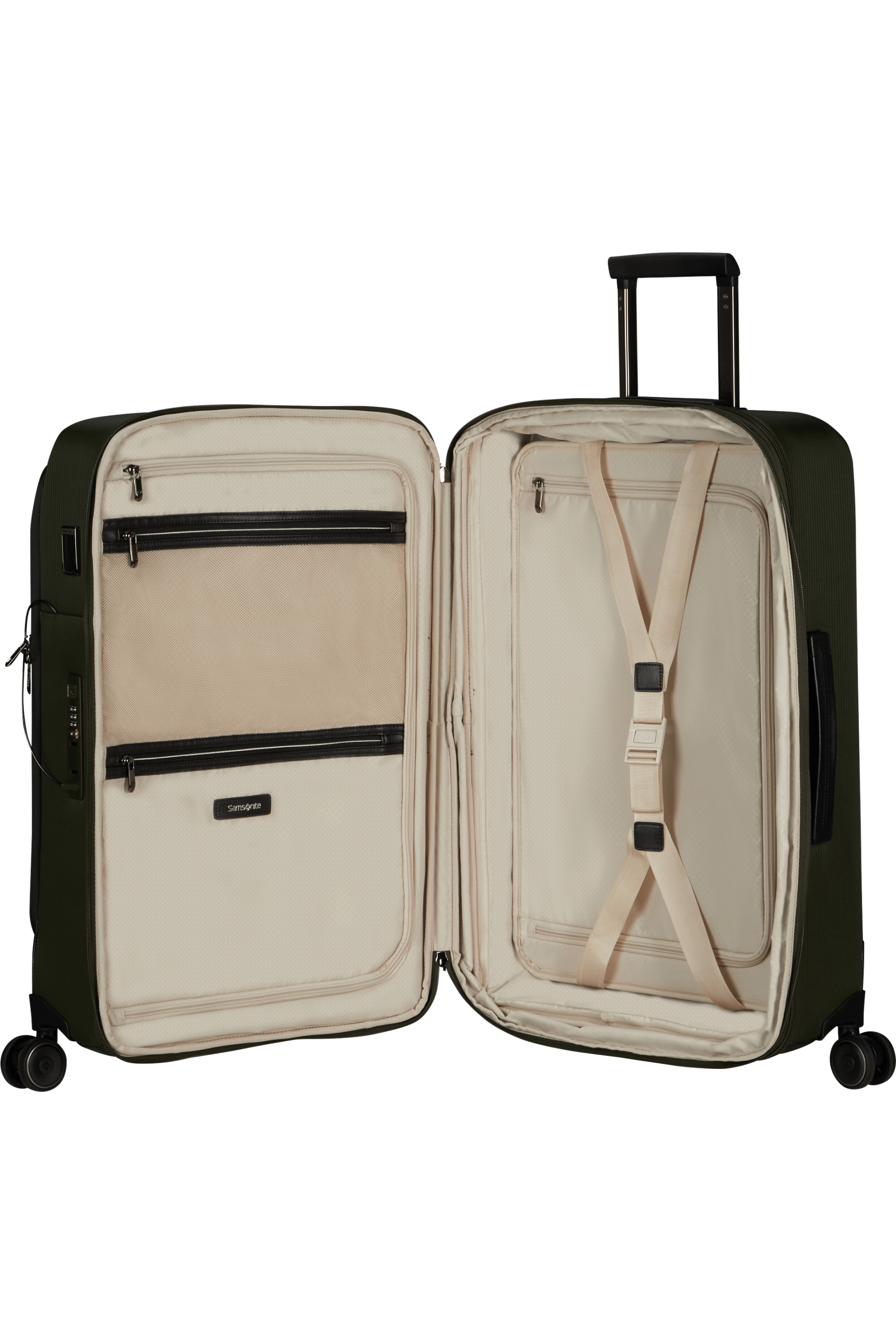 Samsonite Splendix Spinner Green Black Luggage