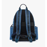 MCM Stark Backpack in Monogram Denim Jacquard