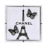 Stephen Wilson Studio Chanel Petite Eiffel Tower Luxury Embroidered Artwork