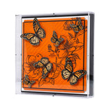 Stephen Wilson Studio Magnolia Toile 12x12" Wall Art Hermès Inspired – Available Online in Qatar & GCC