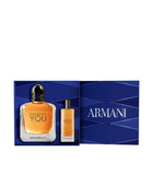 Emporio Armani Stronger With You EDT Gift Set 100ml + 15ml for men Shop the Latest Online at Blue Salon Qatar