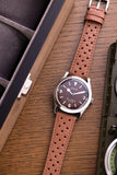 Nivada Grenchen Super Antarctic 3.6.9 Brown No Vintage Effect - White Luminous Men's Automatic Watch