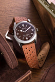 Nivada Grenchen Super Antarctic 3.6.9 Brown No Vintage Effect - White Luminous Men's Automatic Watch