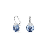 Swarovski Bella V Drop Earrings in Light Blue Round-Cut Crystals – Shop Now Online in Qatar & GCC