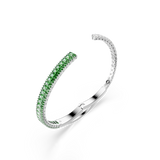 Swarovski Matrix Bangle in Green Rhodium Plating – Available Online in Qatar & GCC
