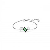 Swarovski Mesmera Bracelet Mixed Cuts Green Rhodium Plated
