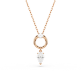 Swarovski Mesmera Pear and Round Cut Jewelry Set in Rose Gold – Available Online in Qatar & GCC