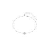 Swarovski Una Angelic Double-Sided Round Cut Necklace in Rhodium – Shop Online in Qatar & GCC